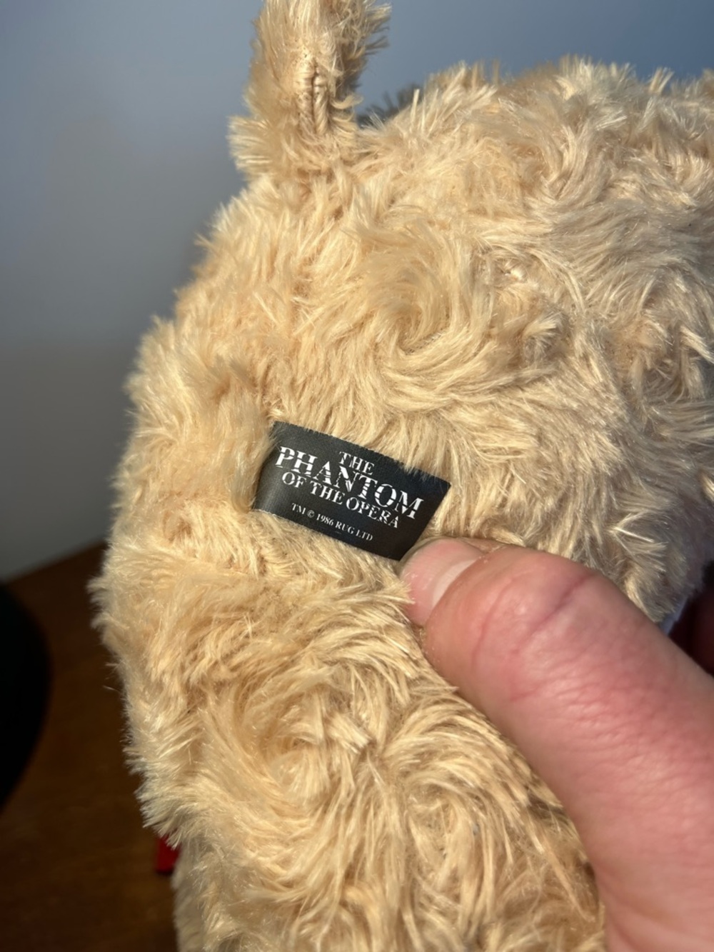 Phantom of the Opera Teddy Bear Plush w/ Mask Cape Tuxedo Broadway Musical - Picture 7 of 8